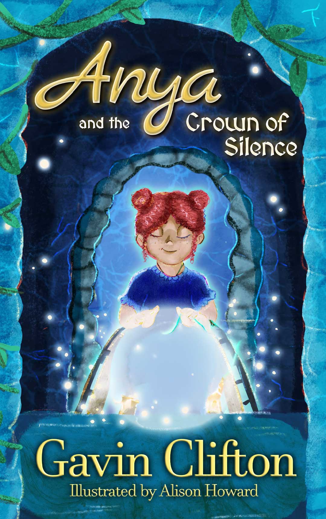 A Book Cover for Anya and the Crown of Silence
